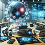 Techgues com homepage graphic highlighting trending technology updates, AI software, and product reviews